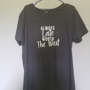 Plus size graphic tee